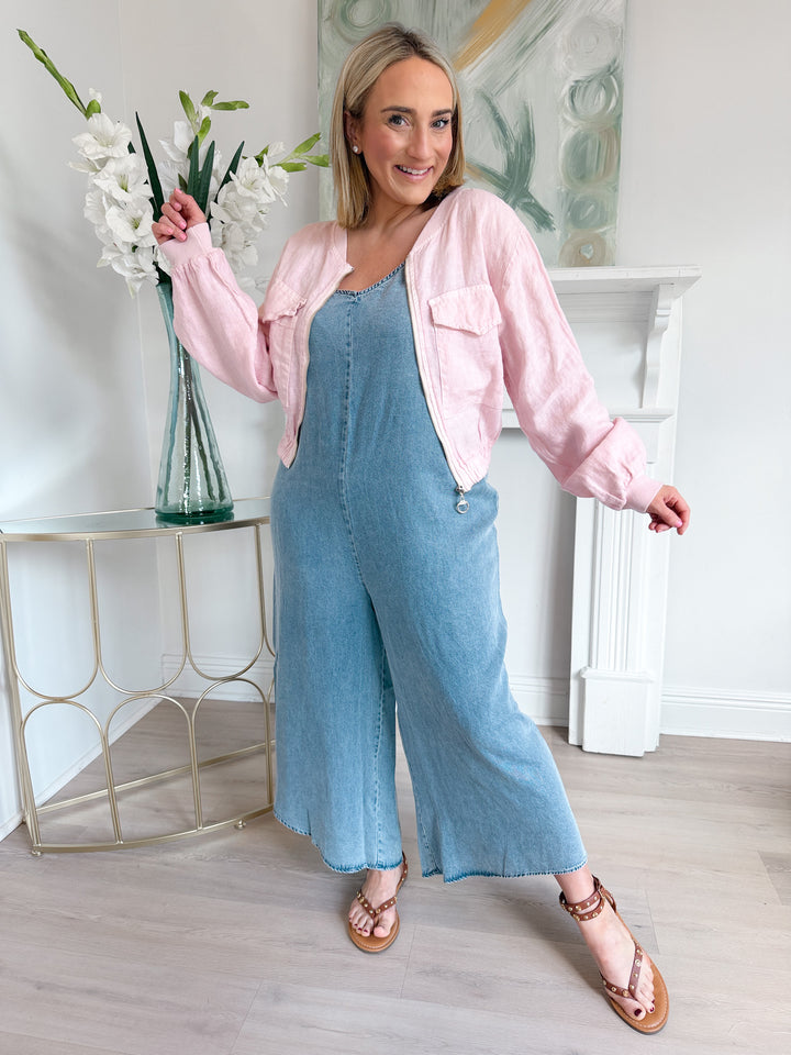 Maribel Washed Tencel Jumpsuit