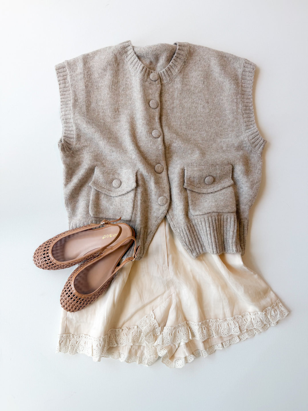 Paisley Button Vest