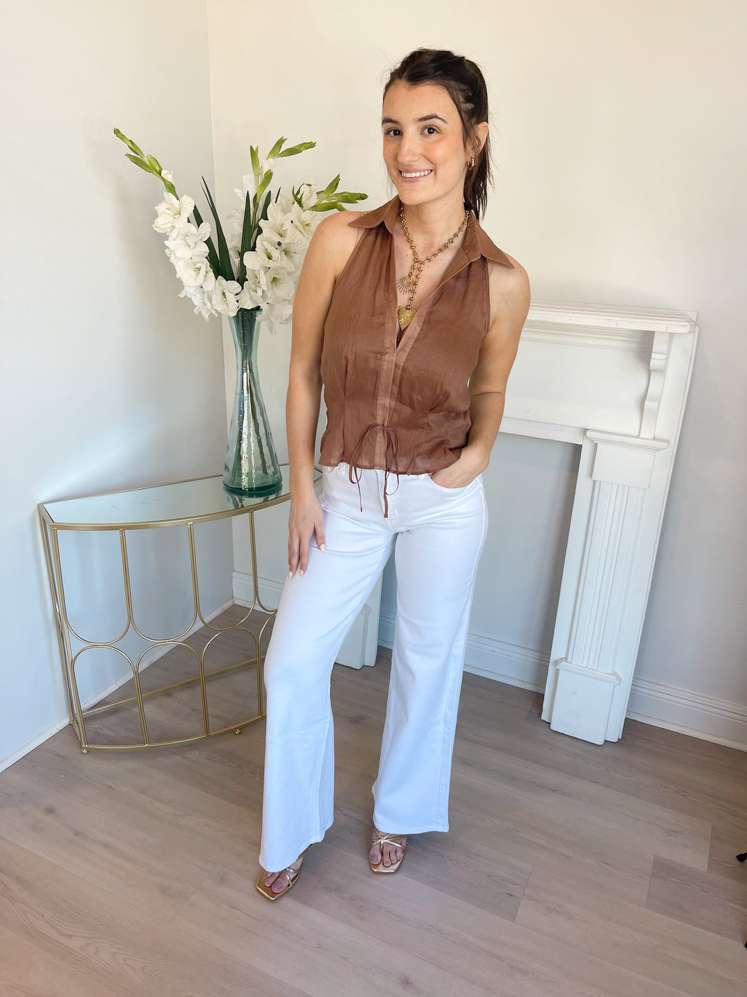 Shemma Halter Top