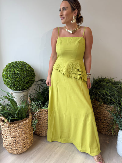 Carrie Floral Applique Dress