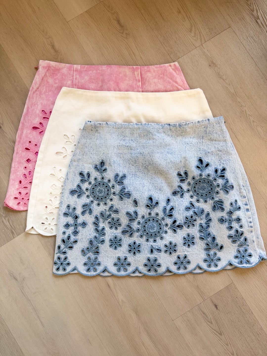 Kelli Denim Skort