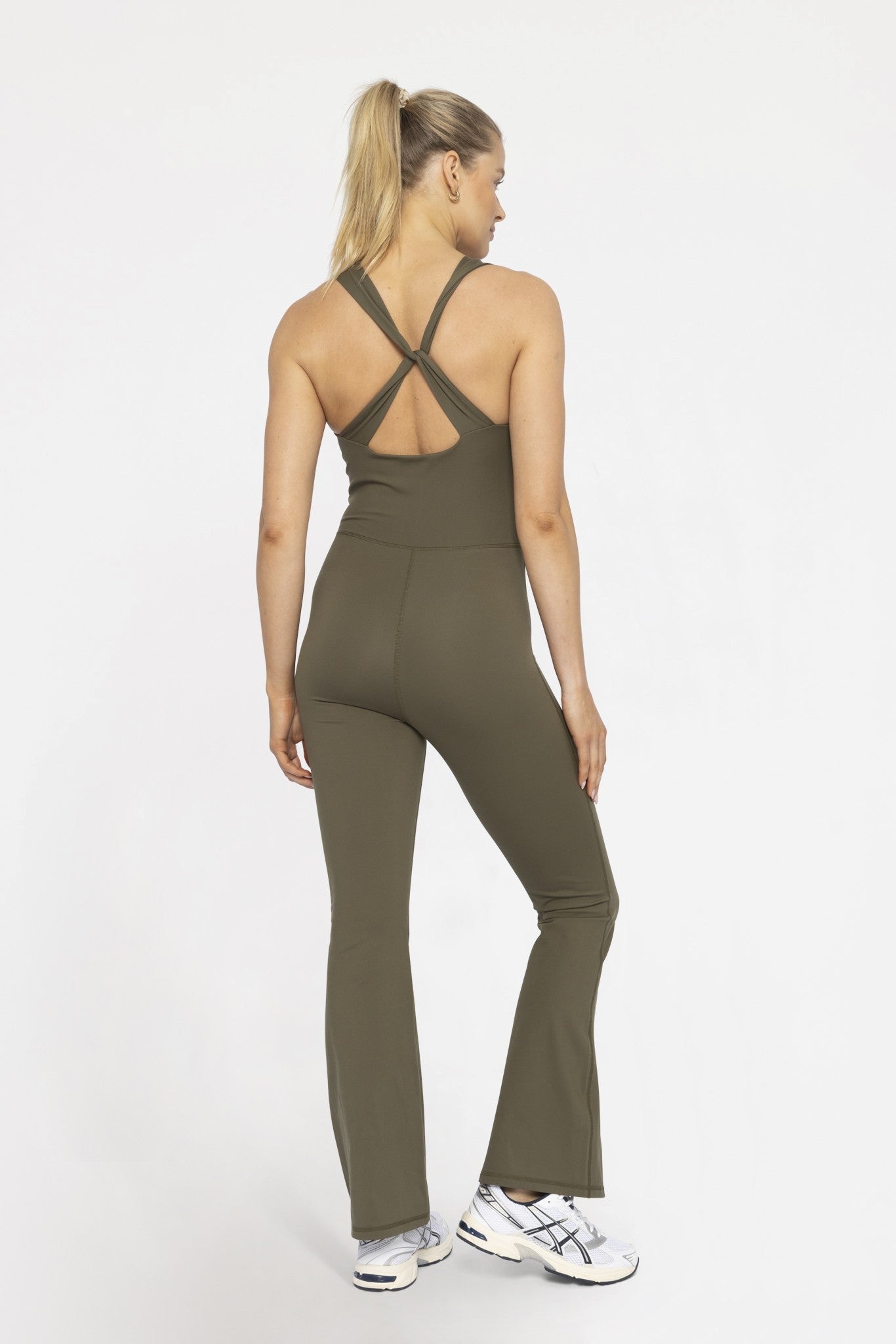 Knot Back Active Jumpsuit