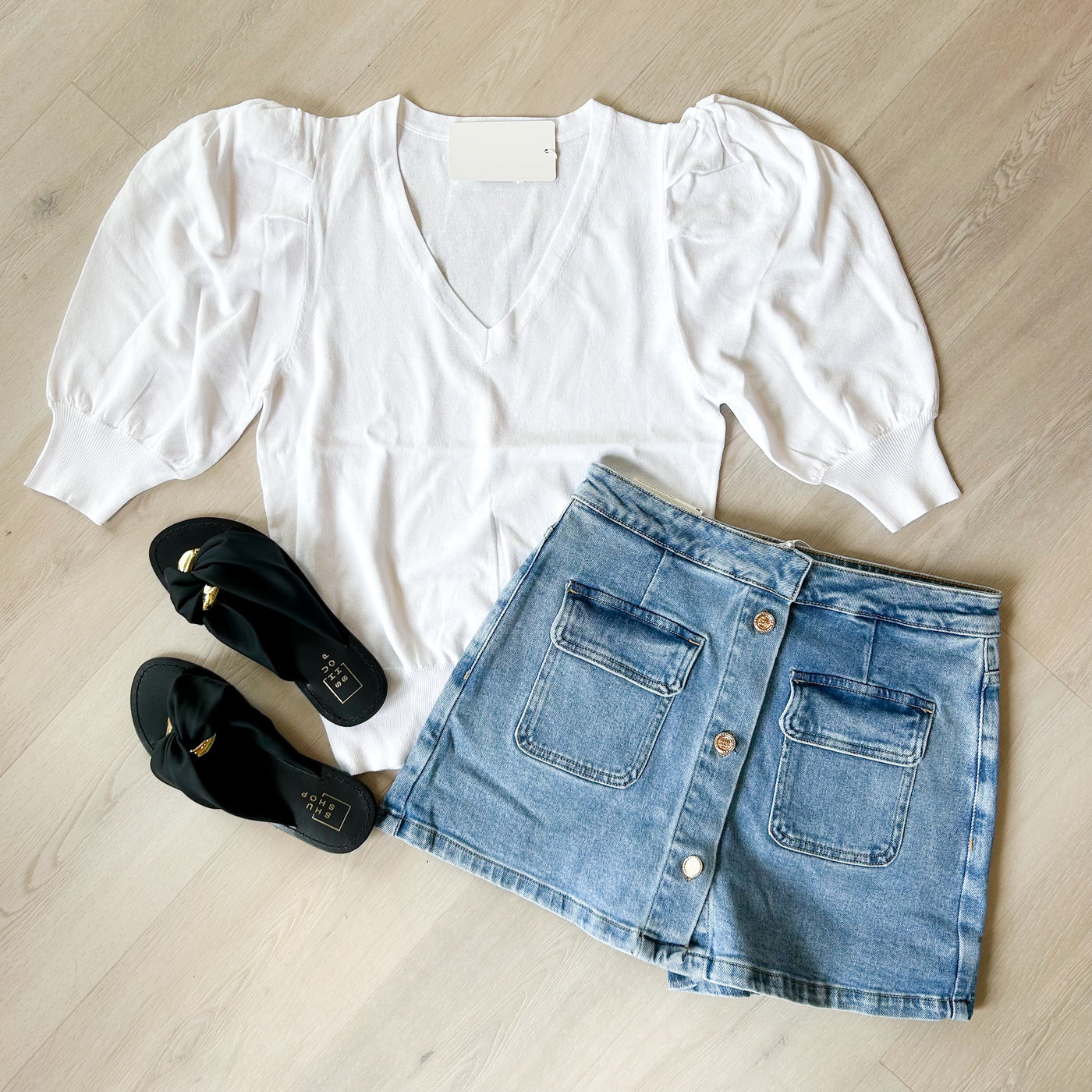 Georgia Denim Skort