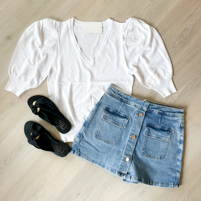 Georgia Denim Skort