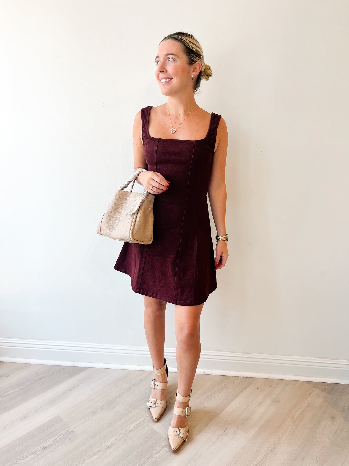 Aspen Square Neck Mini Dress