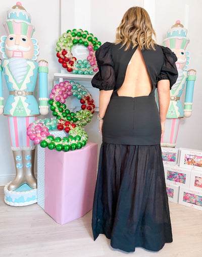 Riley Mixed Media Maxi Dress