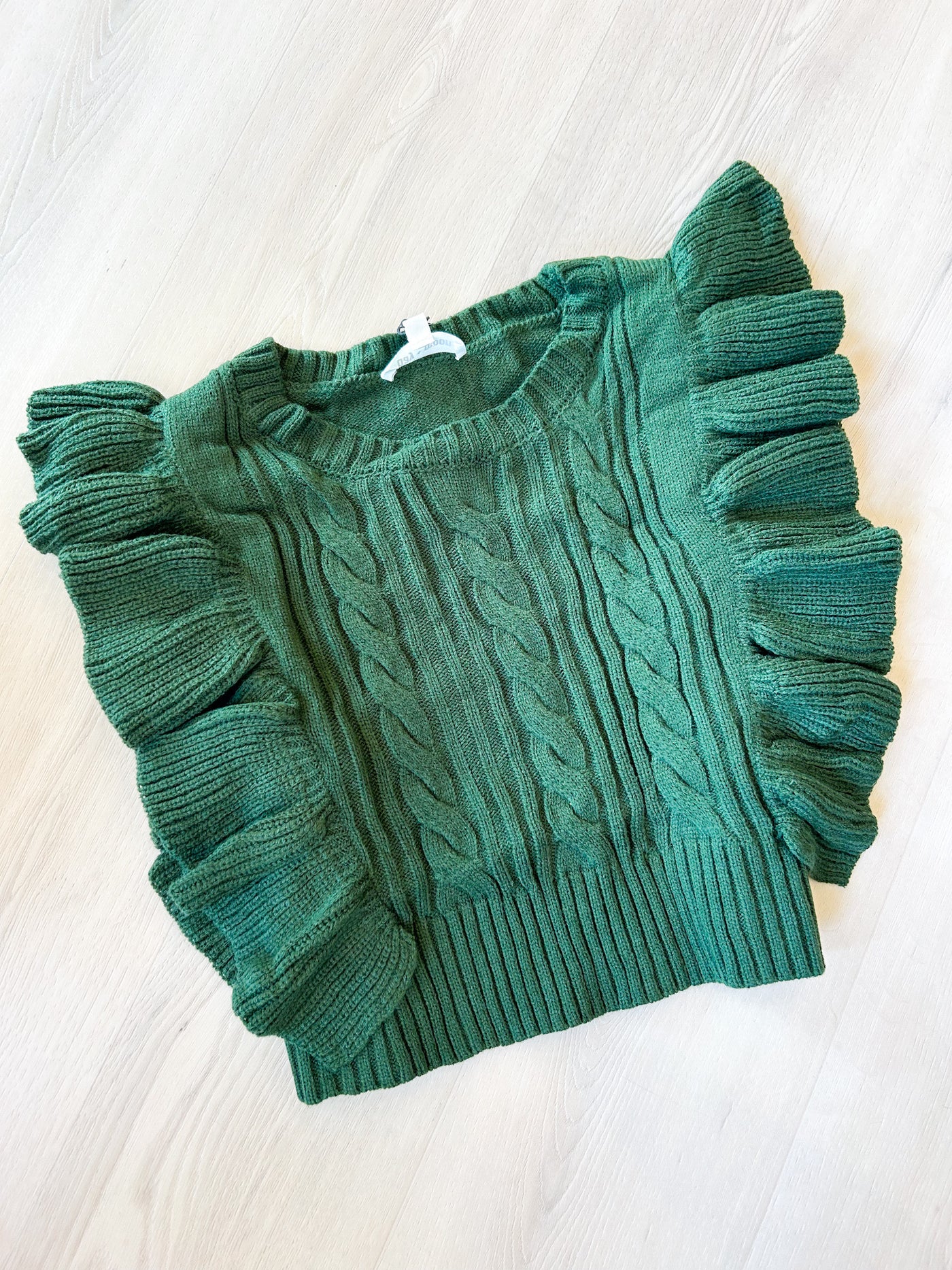 Hellen Ruffle Sleeveless Sweater