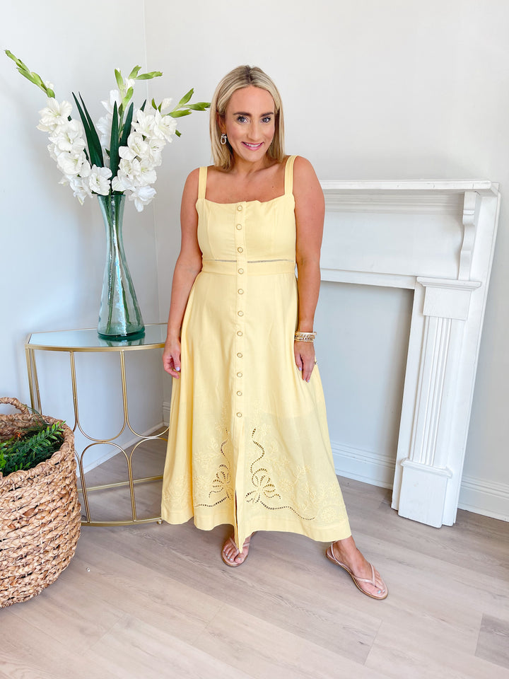 Penny Midi Dress YELLOW
