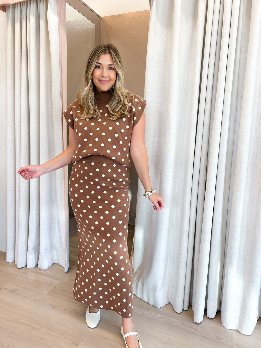 Kashara Polka Dot Top
