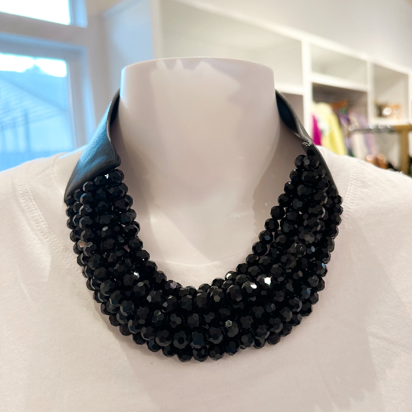 Beaded Necklace black