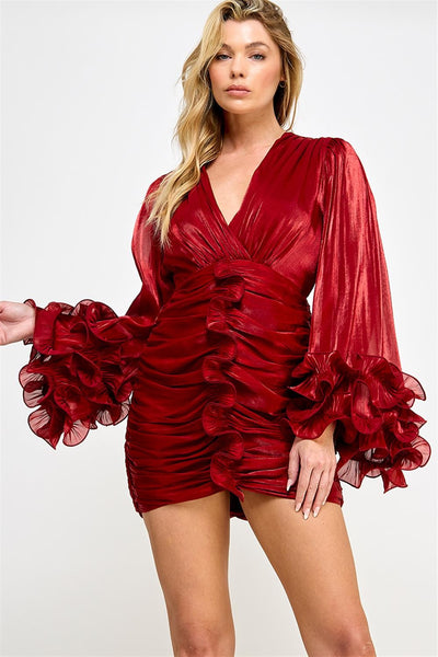 Reagan Ruffle Mini Dress