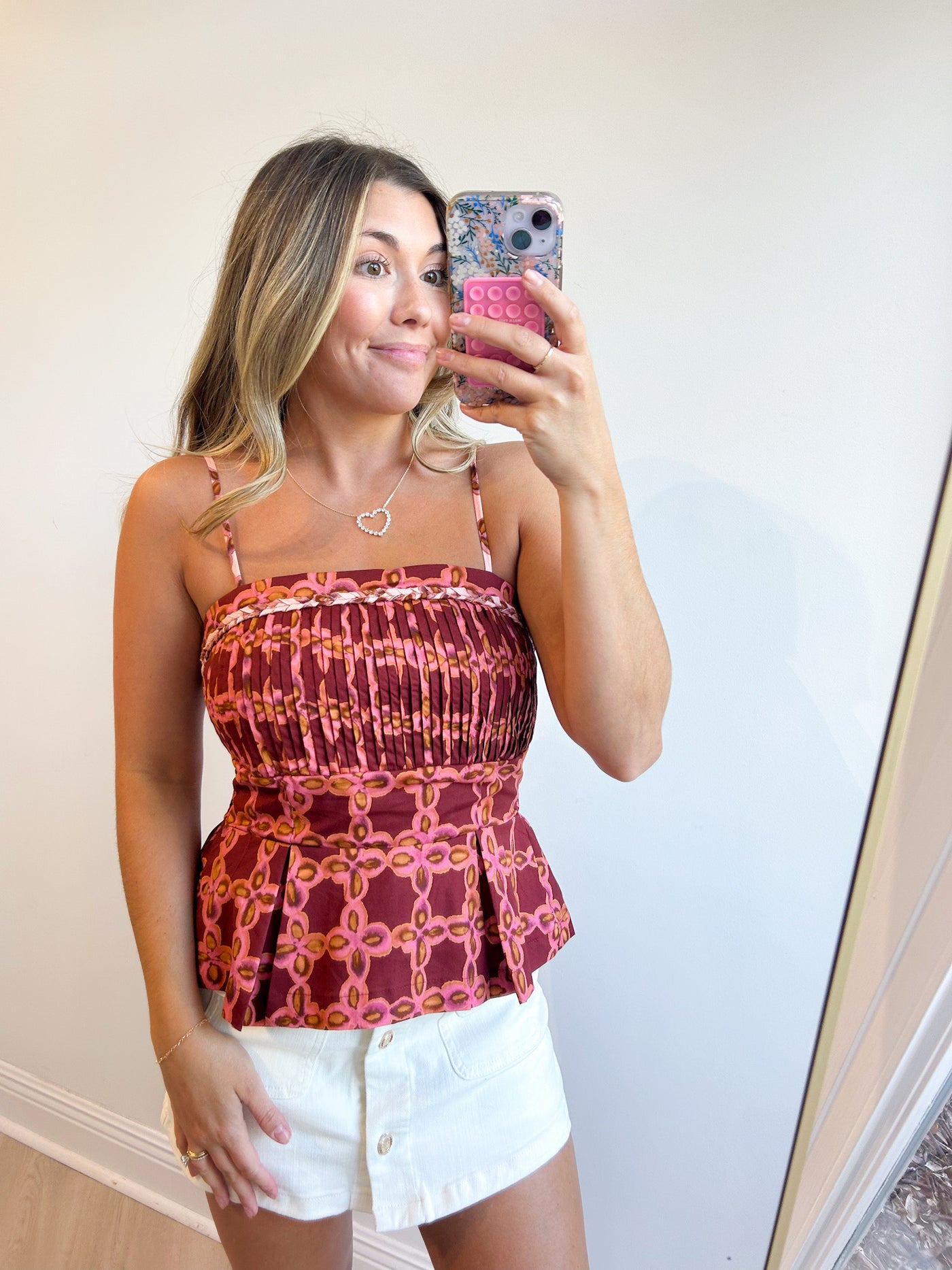 Amy Color Block Braid Top