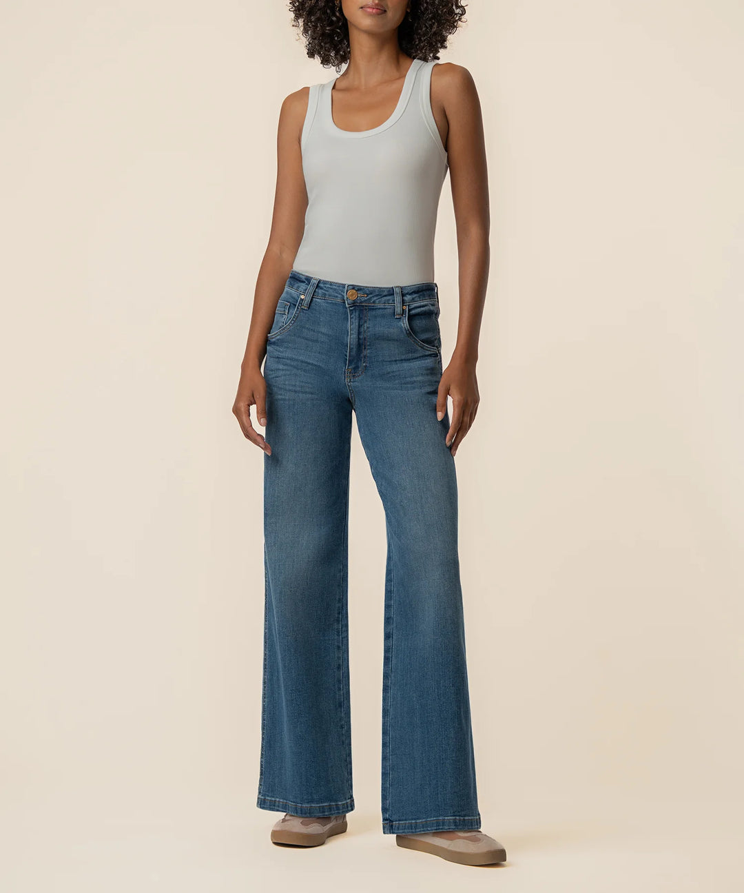 Jean High Rise Wide Leg Jeans
