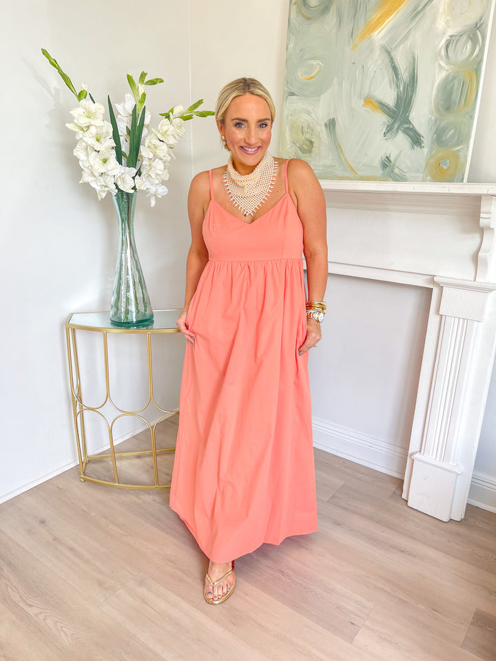 EmmyKay Poplin Maxi Dress