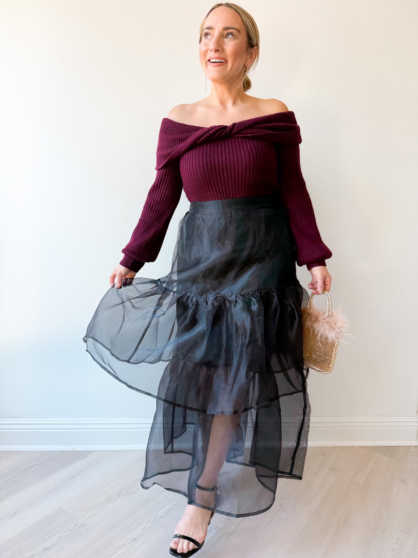 Maggie Two Tiered Organza Skirt