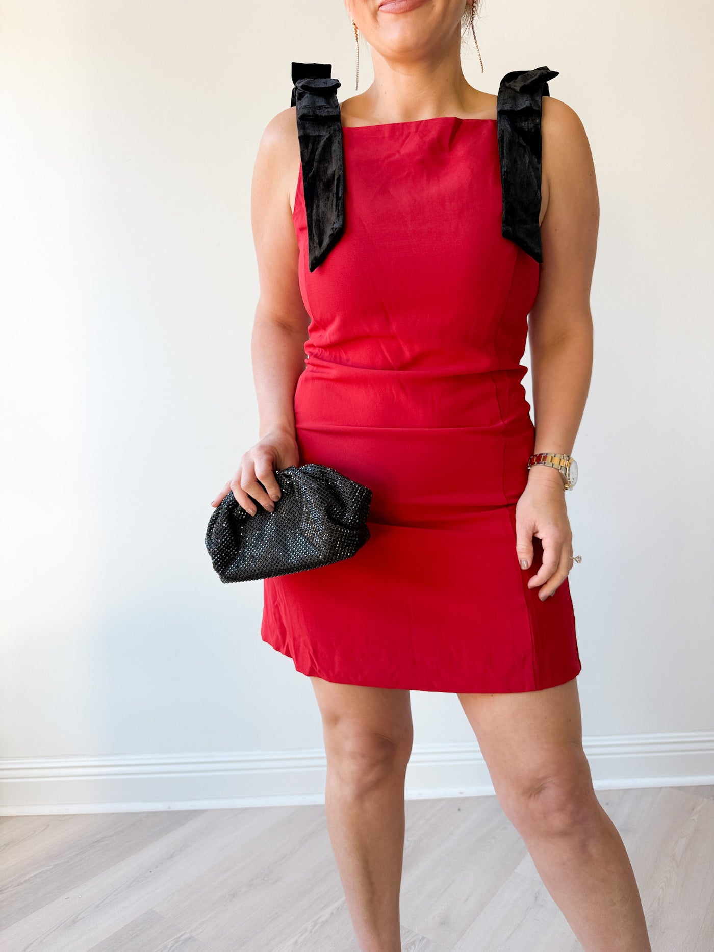 Ambria Bow Mini Dress