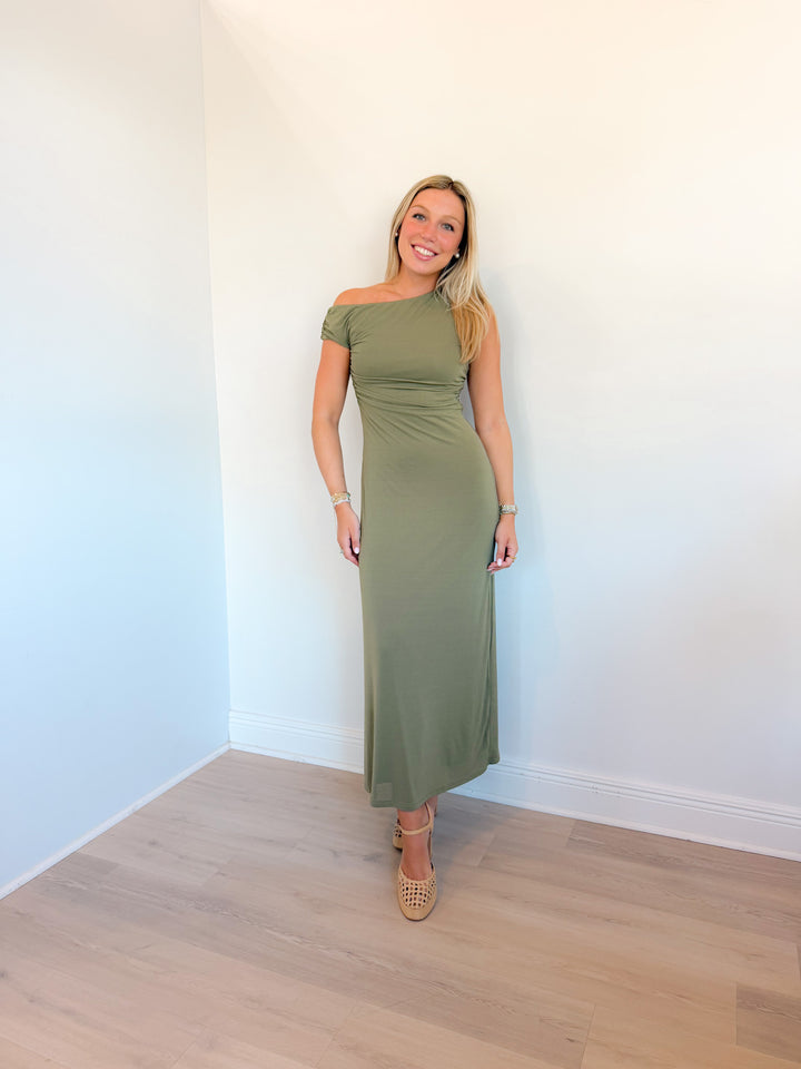 Aster Mesh Midi Dress