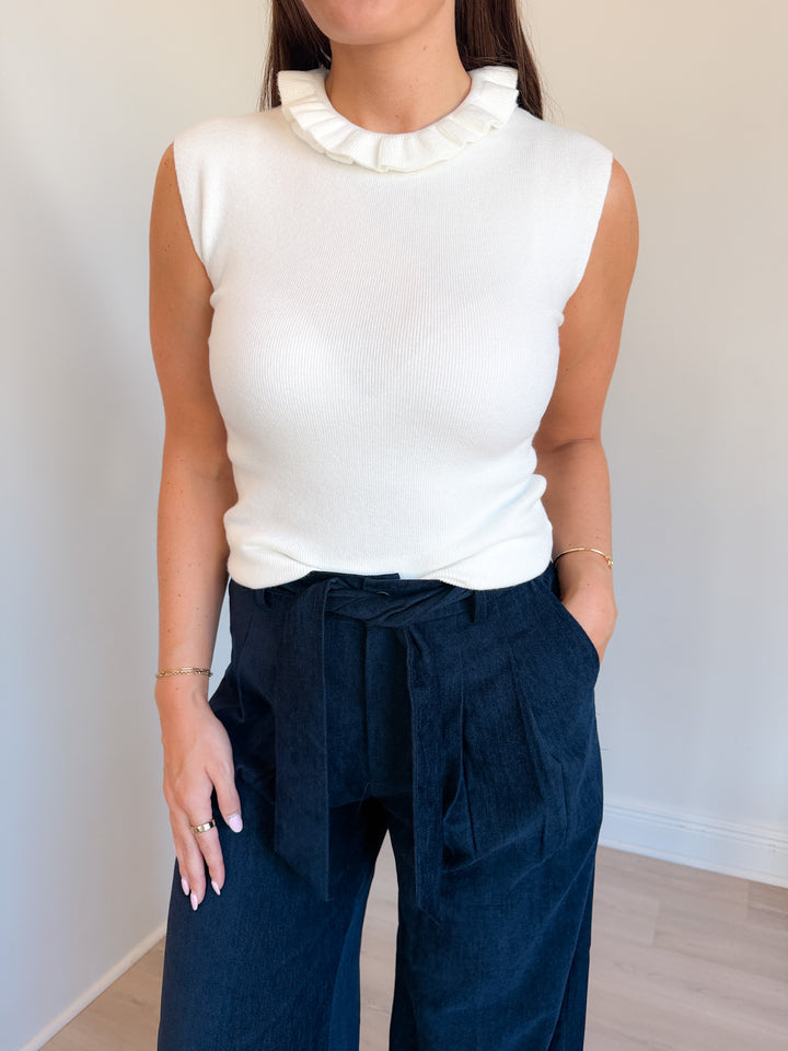 Helena Soft Belted Wide Leg Pants