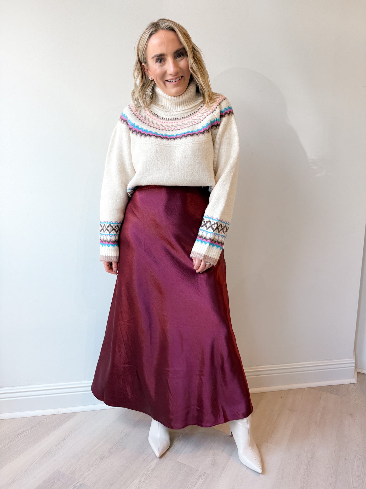 Paige Midi Slip Skirt