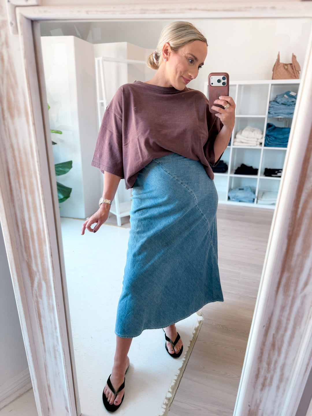 Ryleigh Oversized Crop Tee