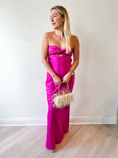 Lacey Strapless Maxi Dress