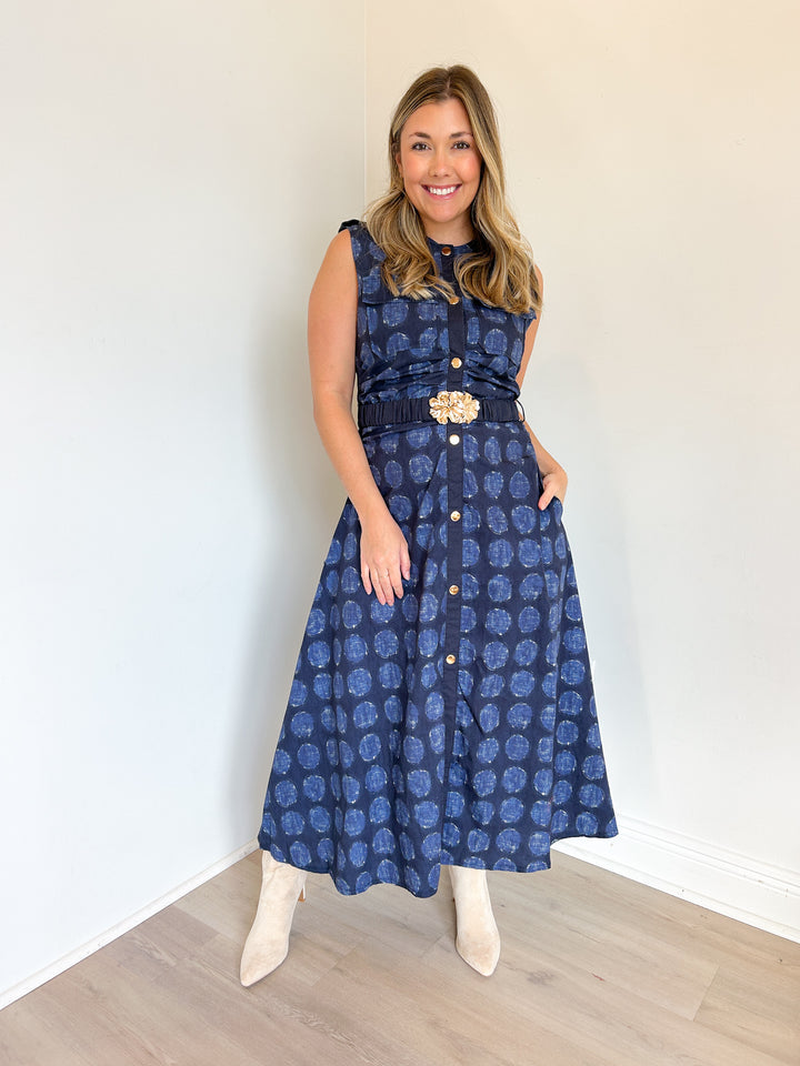 Maisie Belted Midi Dress