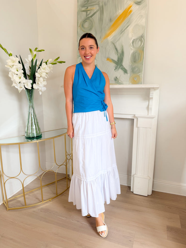 Hayley Wrap Top