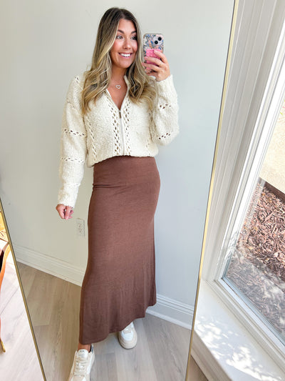 Demure Maxi Skirt