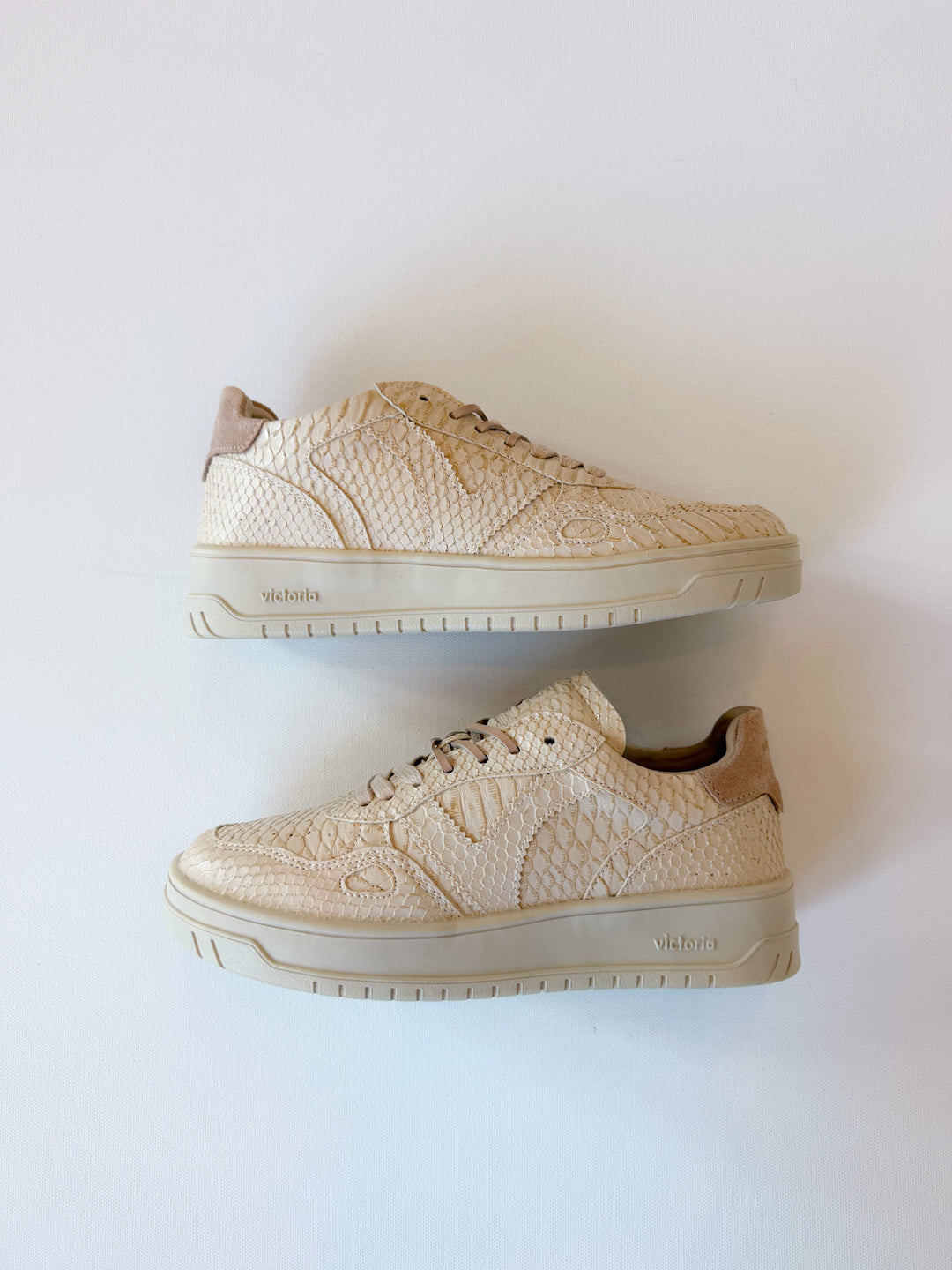 Snake Skin Stack Sneaker