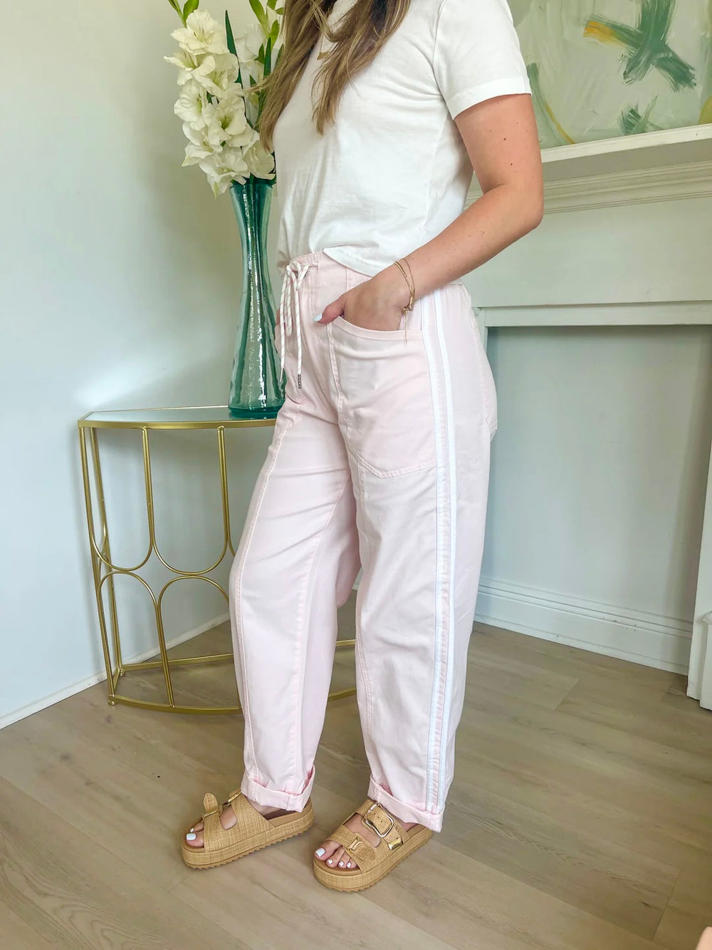 Villa Drawstring Barrel Pant