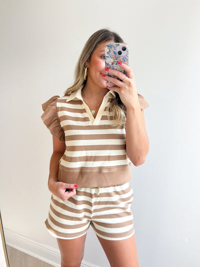 Jane Knit Striped Set