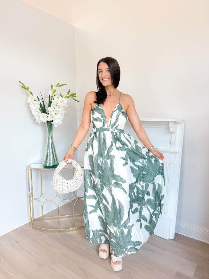 Palm Royal Maxi Dress
