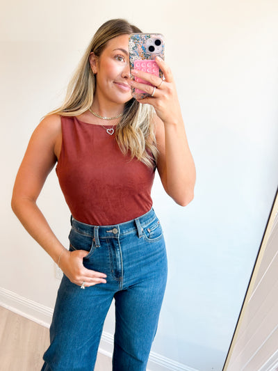 Ornellia Bodysuit Dusty Brick