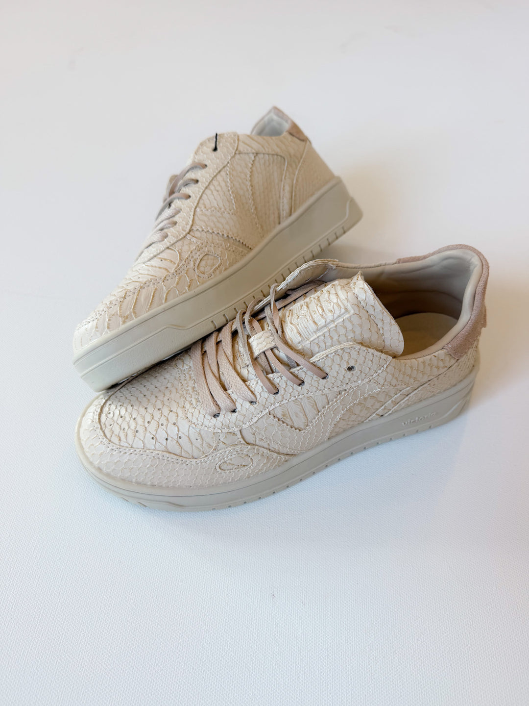 Snake Skin Stack Sneaker