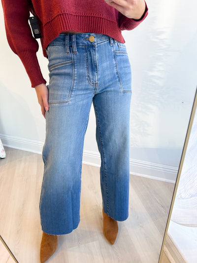 Meg High Rise Wide Leg Jean
