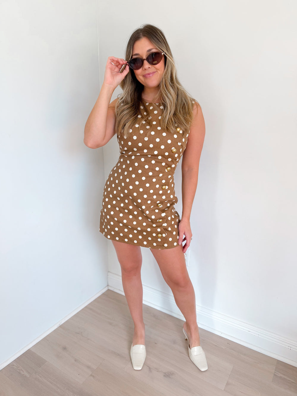 Bekah Polka Dot Romper