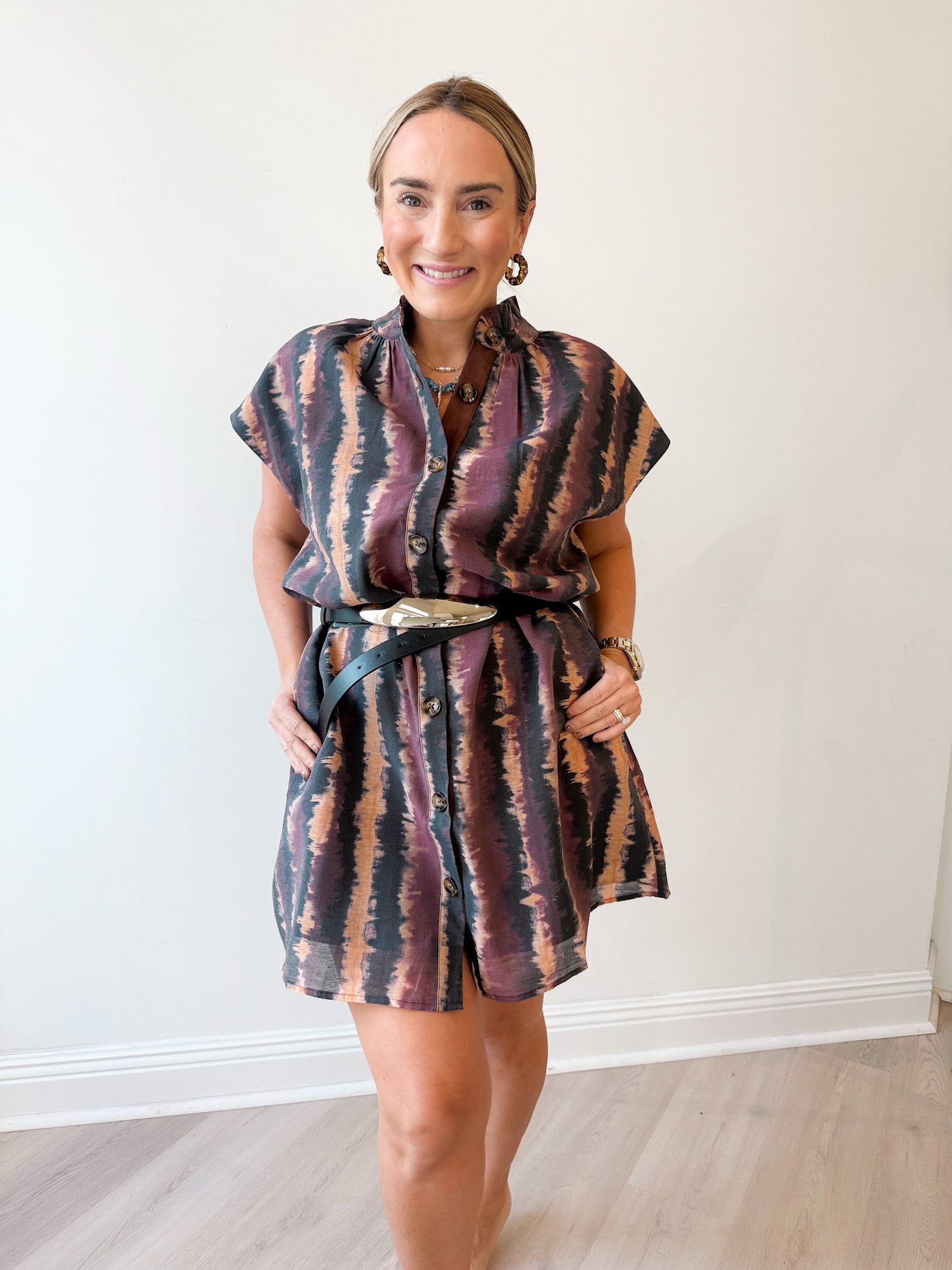 Lorie Button Up Dress