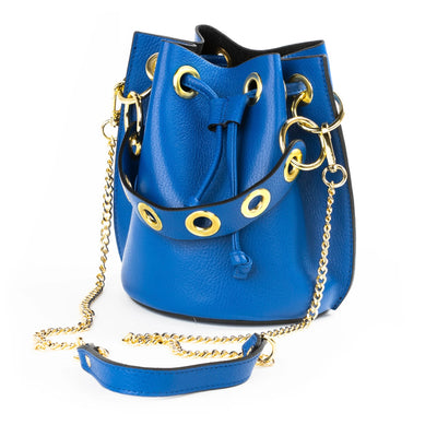 Small Leather Bucket Bag