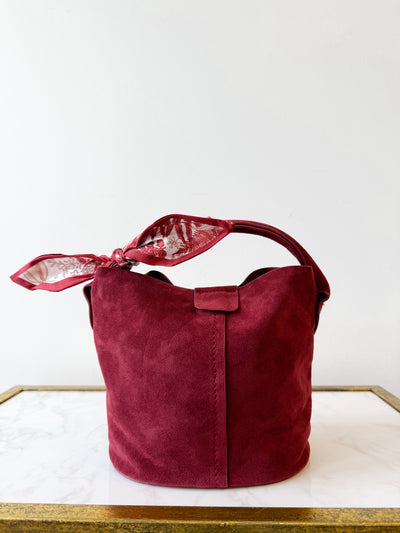 Cutie Bucket Bag Burgundy