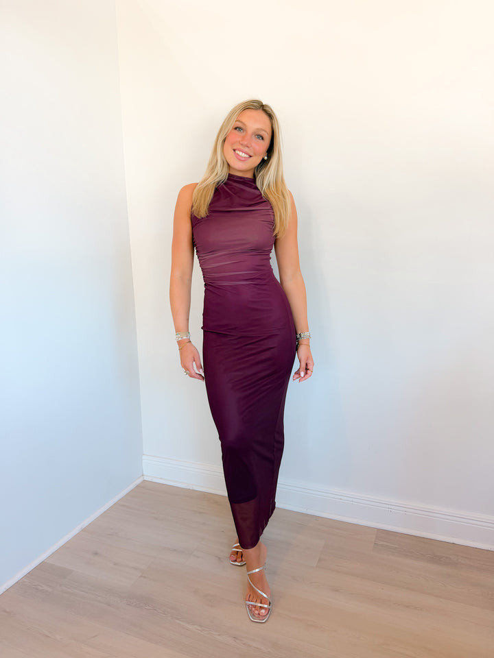 Ombre Sleeveless Long Dress