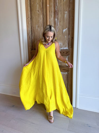 Crete Maxi Dress yellow