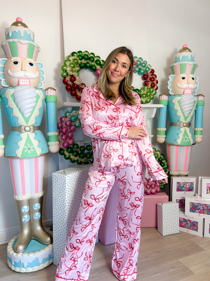 Rammy Ribbon Printed Pajamas