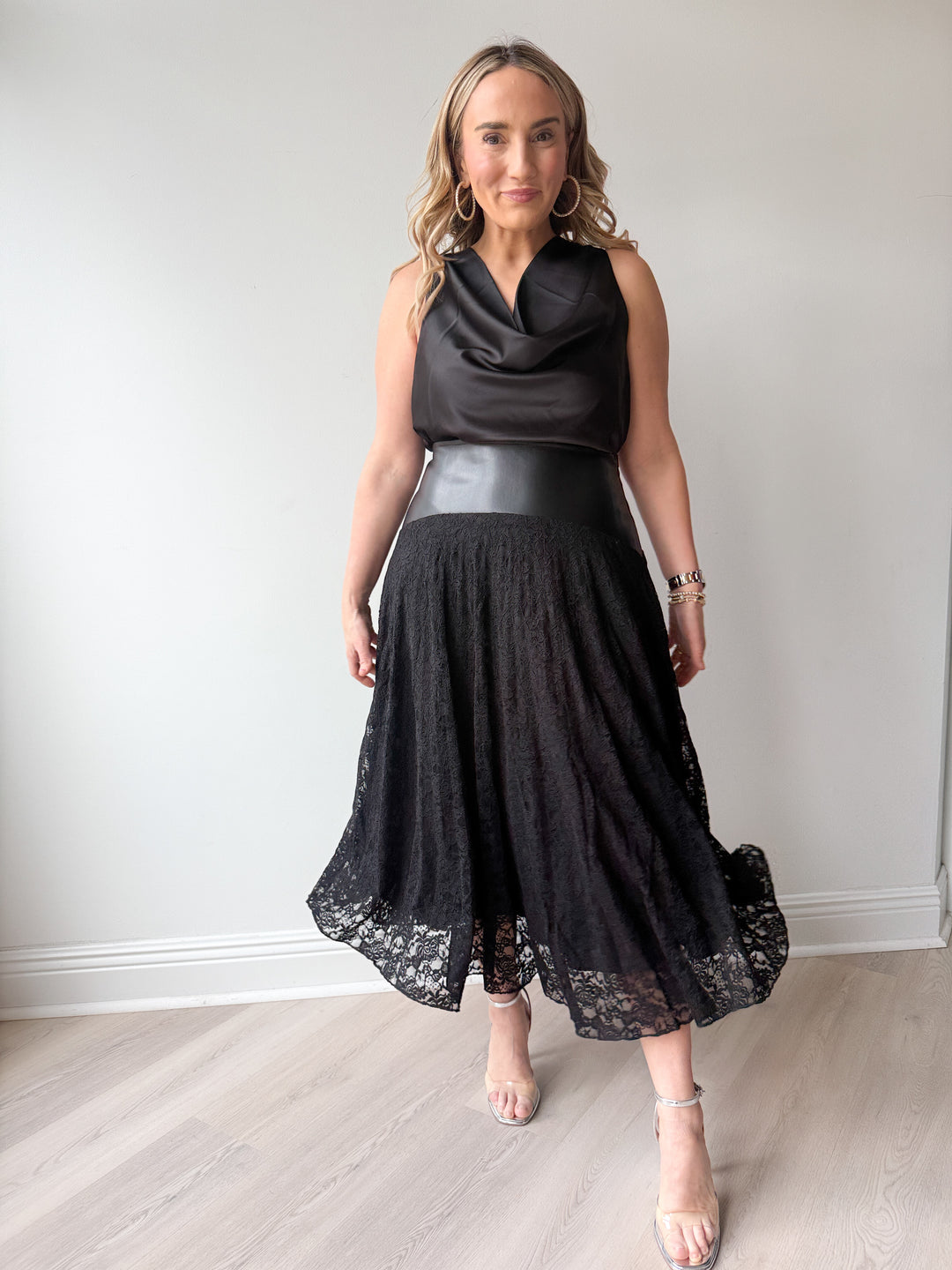 Camille Lace Midi Skirt