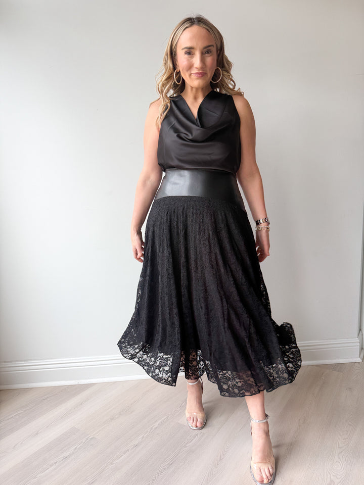 Camille Lace Midi Skirt