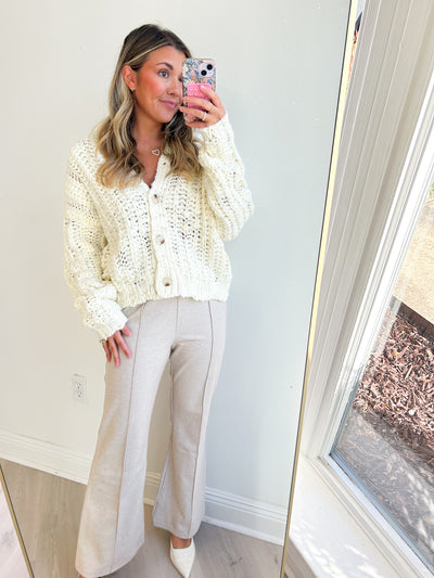 Ramsey Textured Flare Pants