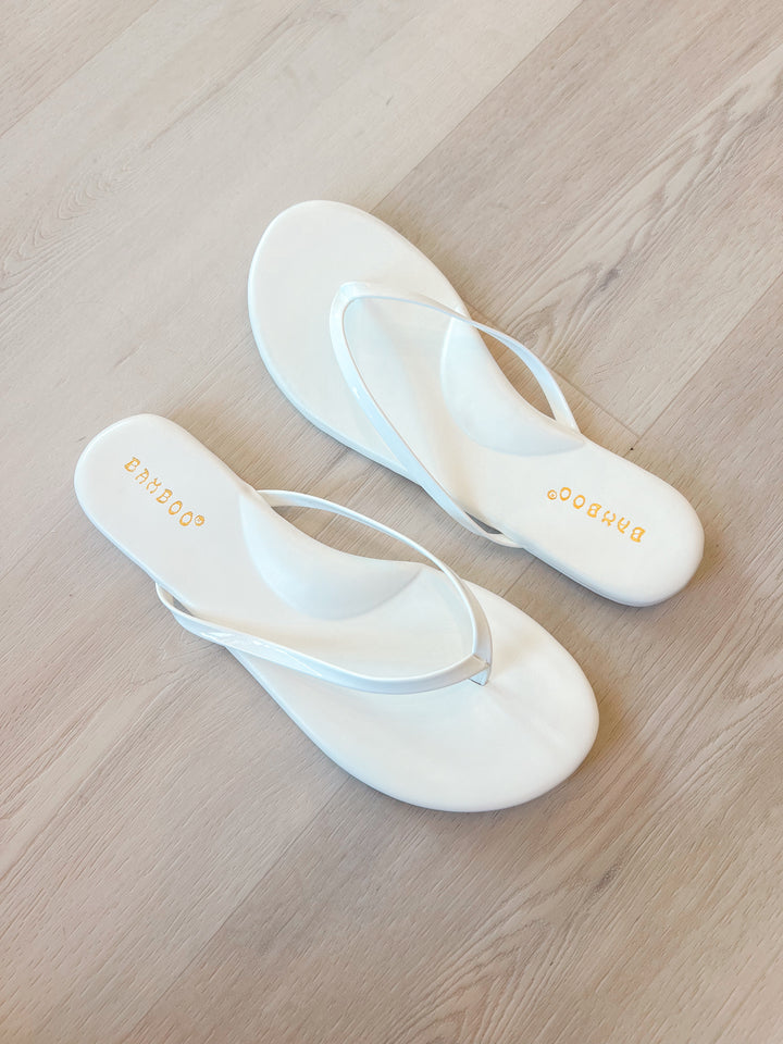 Squishy Flip Flop white