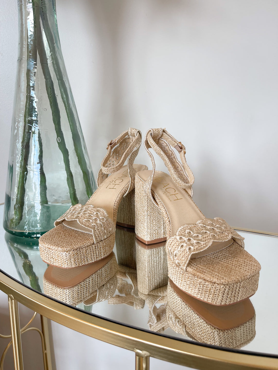 Maiden Raffia Heel natural
