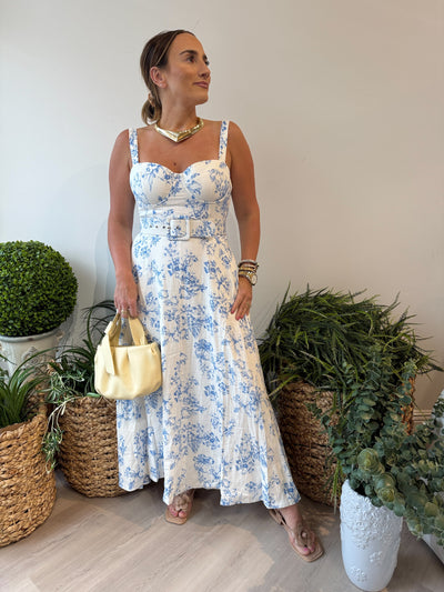 Abbi Sweetheart Midi Dress