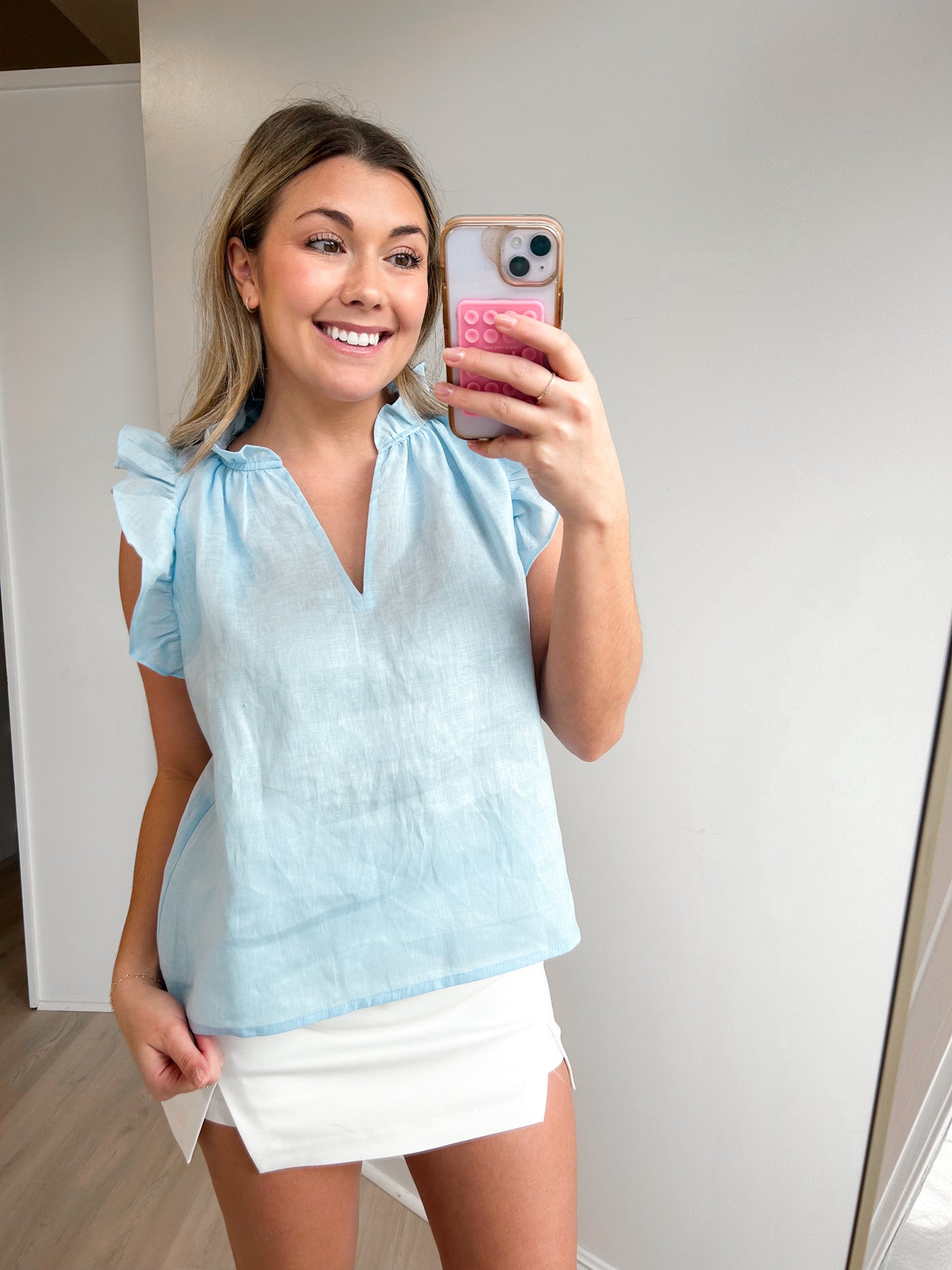 Heidi Linen Top