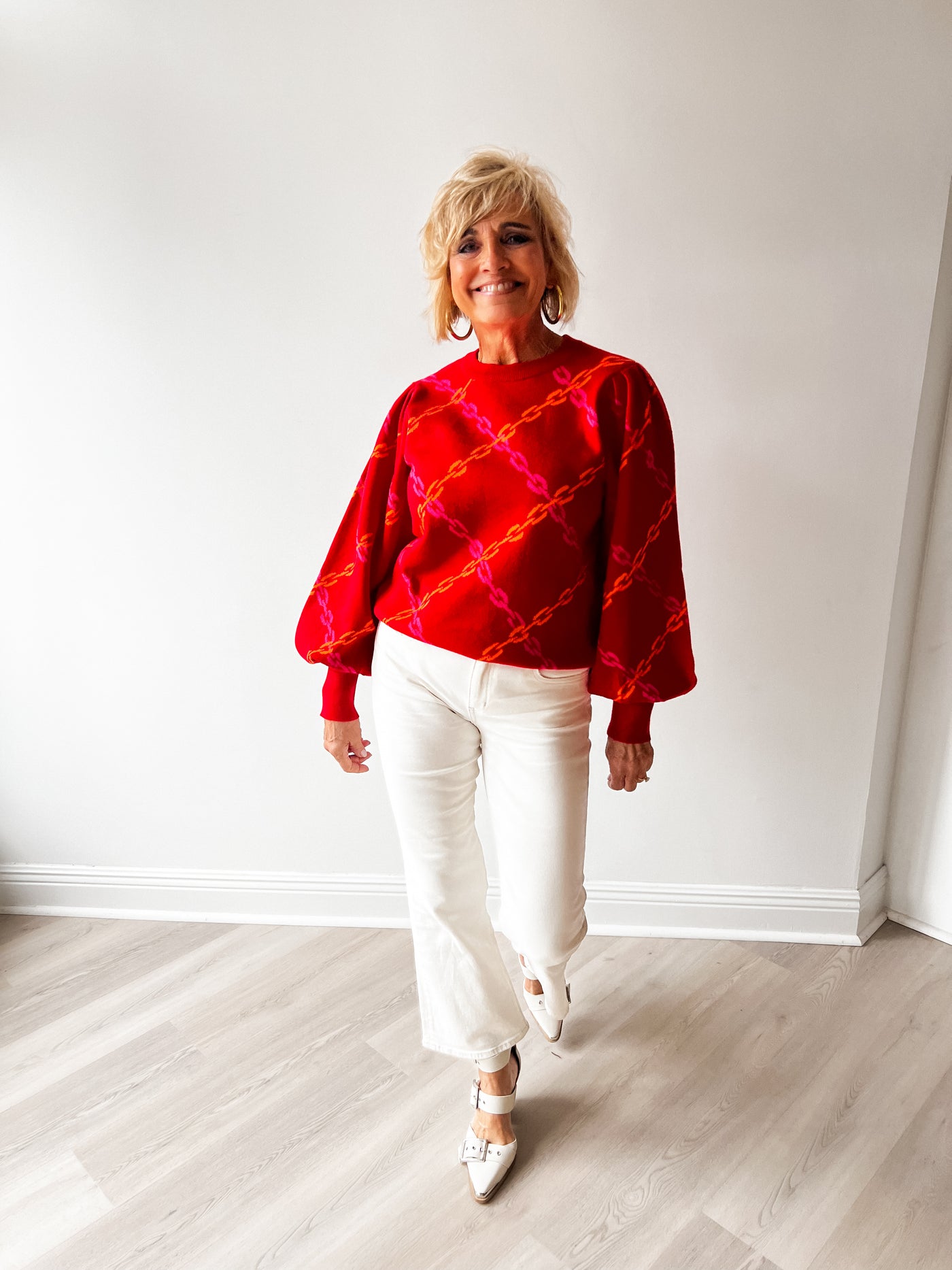 Cathy Sweater red